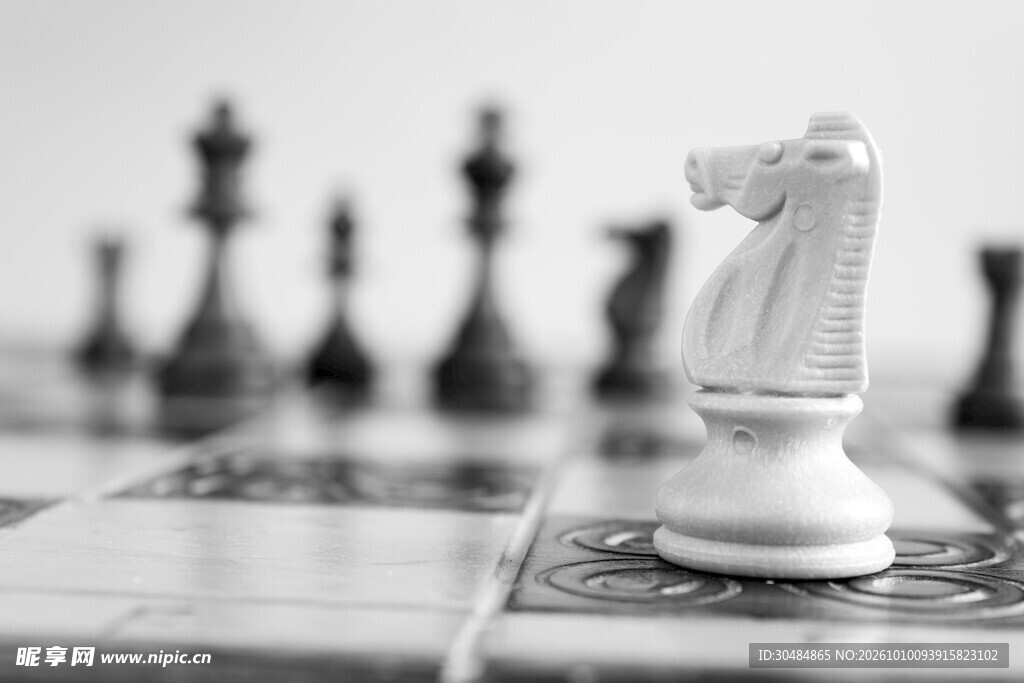 国际象棋浅景深特写