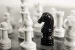 国际象棋黑马特写