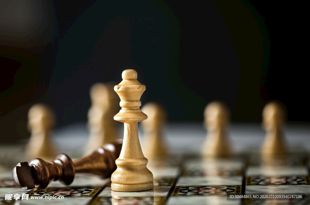 国际象棋胜局特写