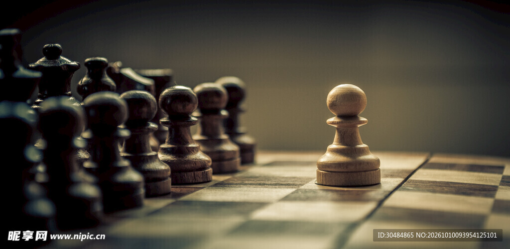 国际象棋对峙场景