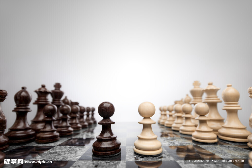 国际象棋对峙场景