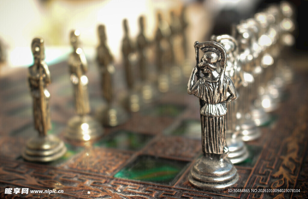 复古金属国际象棋