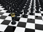 戴皇冠的国际象棋兵