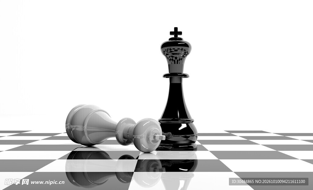 国际象棋胜负场景