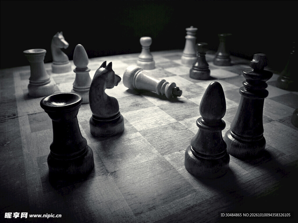 国际象棋对局特写