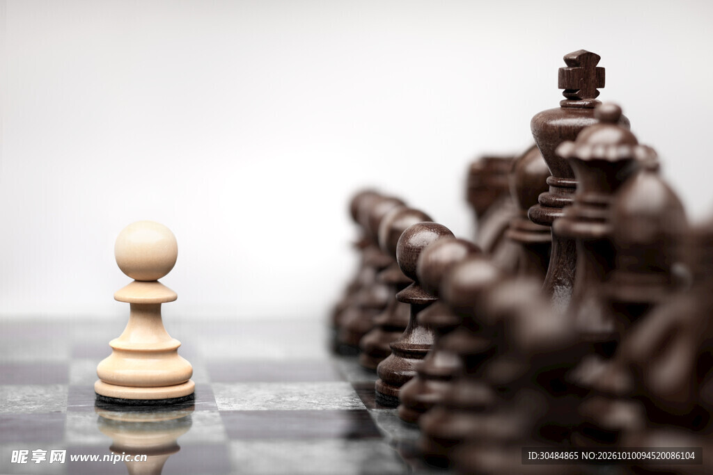 国际象棋棋子对峙