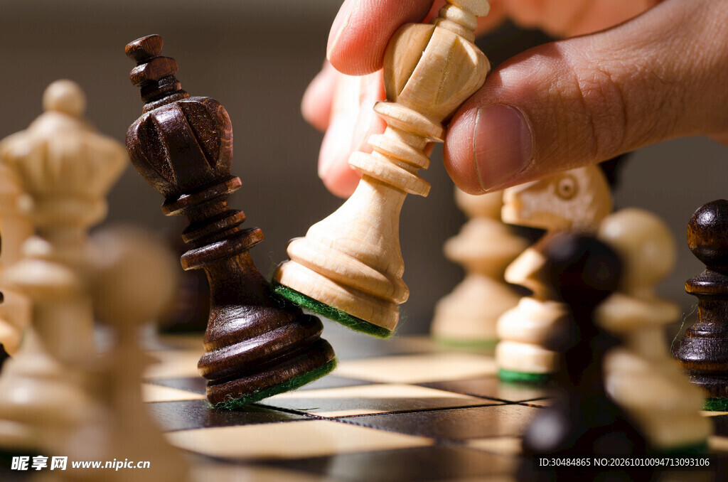 国际象棋对弈瞬间