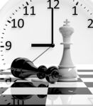 时间与棋局创意合成