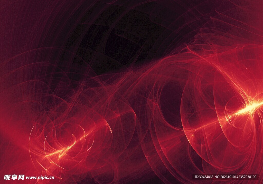 红色光效背景