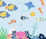 海洋卡通插画