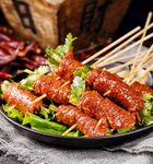 鲜牛肉串串