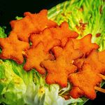 星星造型香炸肉串