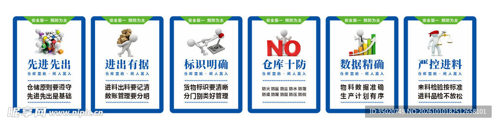 安全警示标识挂图合集