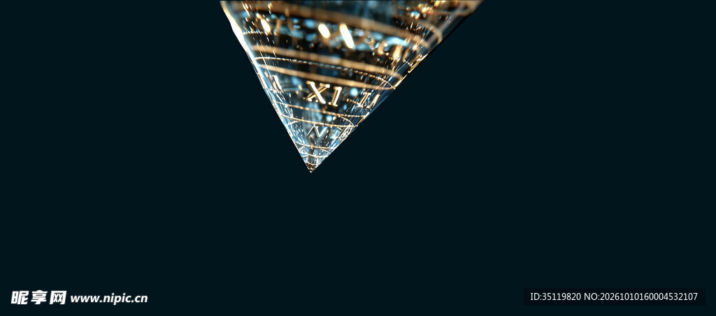 金属三角几何装饰