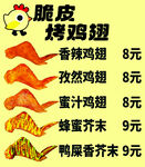 脆皮烤鸡翅价目表