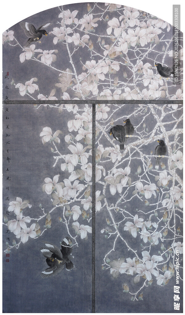 新中式花鸟装饰画