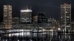 滨水城市夜景