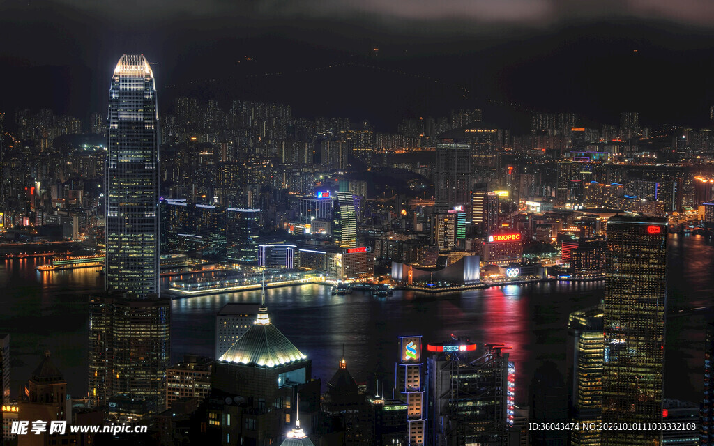 都市璀璨夜景