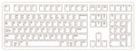 108键盘矢量图