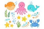 海洋卡通素材
