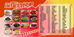 烧烤菜单