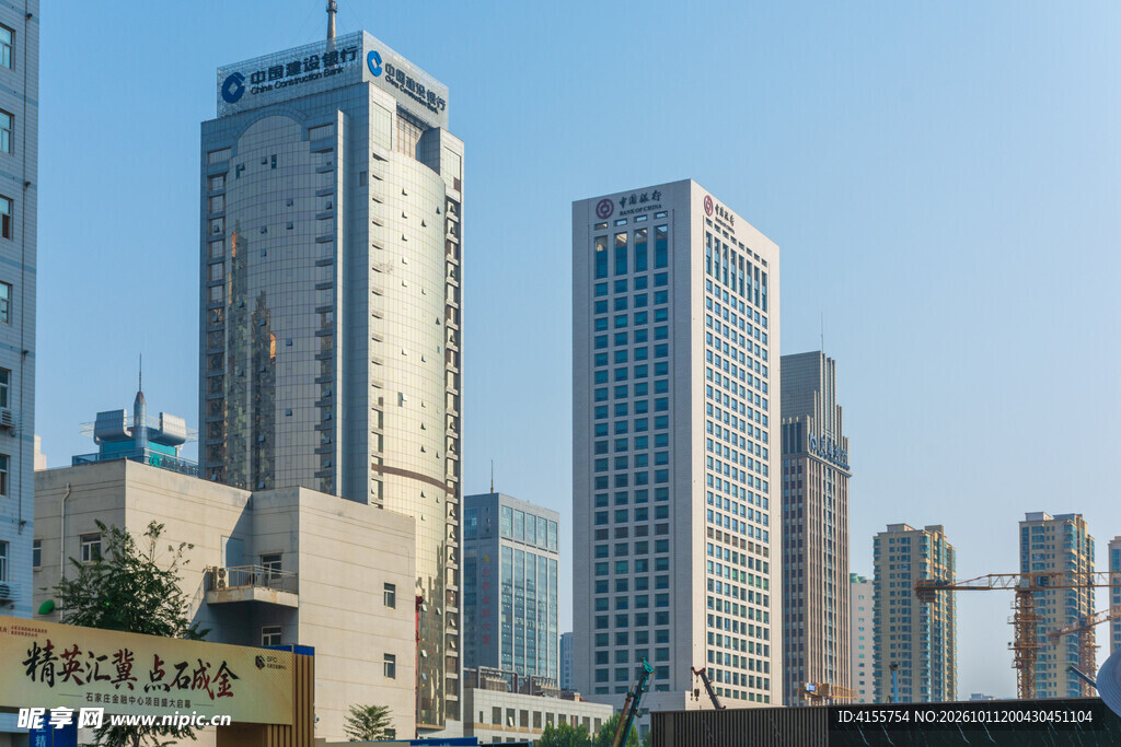 城市高层商务建筑群