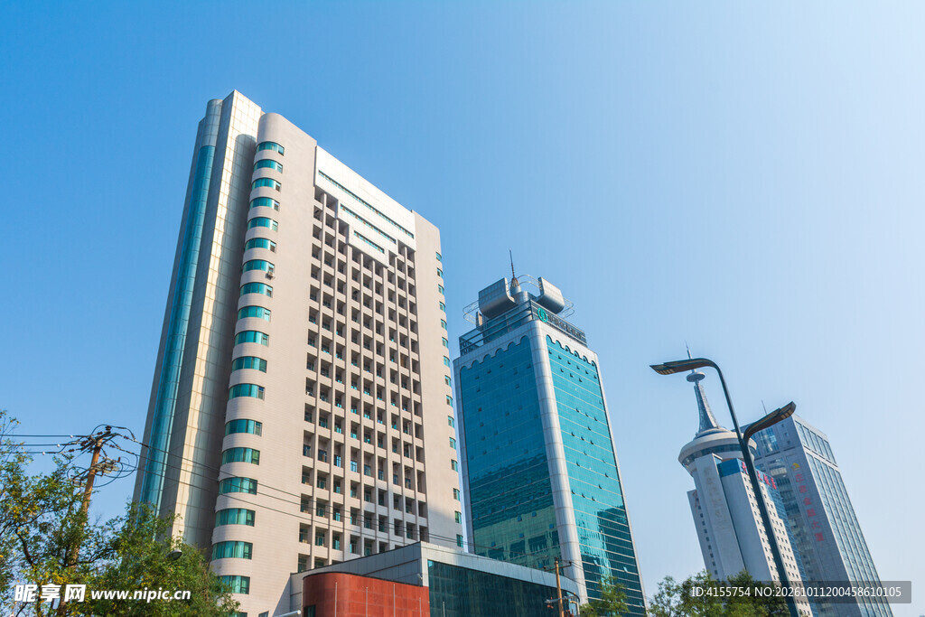 城市现代高层写字楼