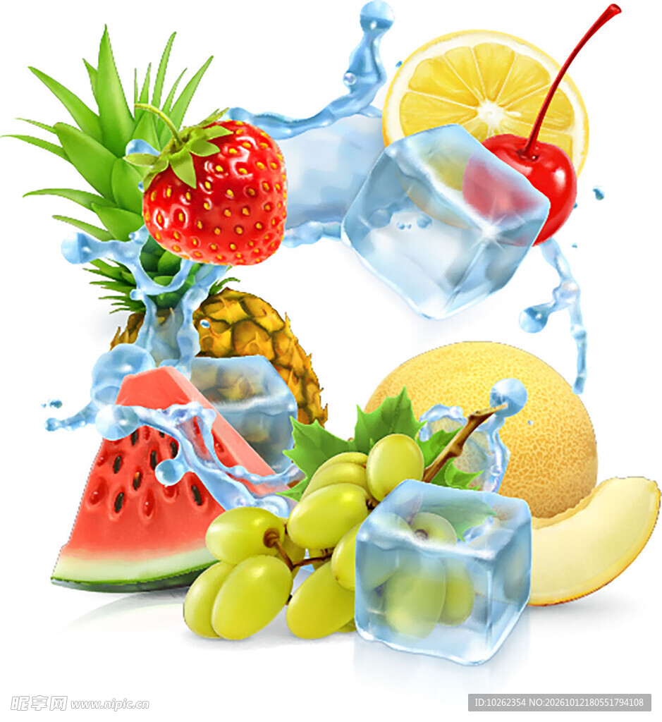 夏日冰爽鲜果组合