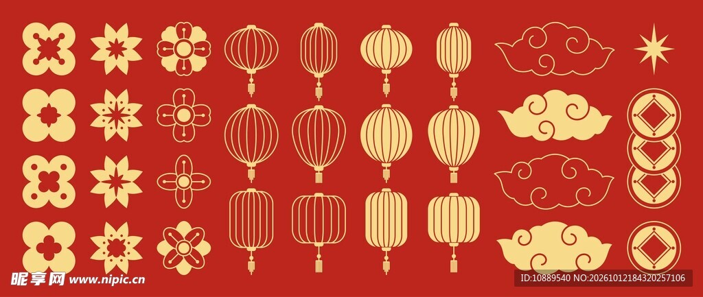 国风新春素材