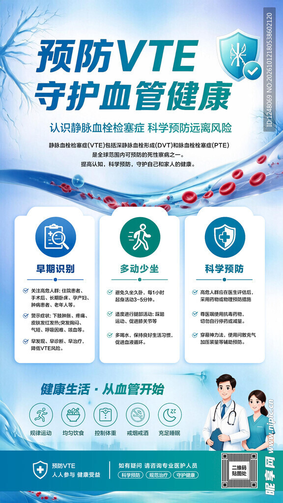 预防血管健康宣传海报