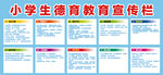 小学生德育教育宣传栏