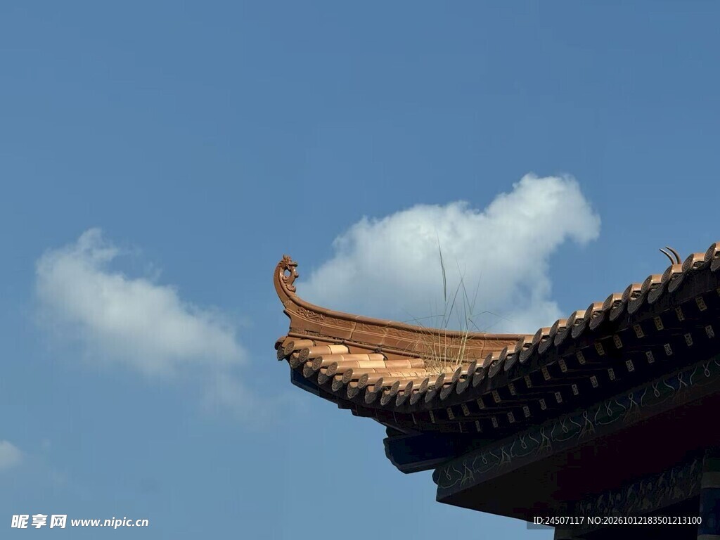 寺庙屋角风景
