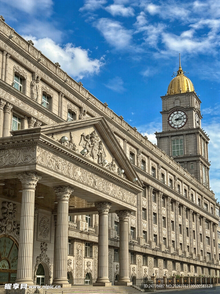金顶钟楼欧式古典建筑