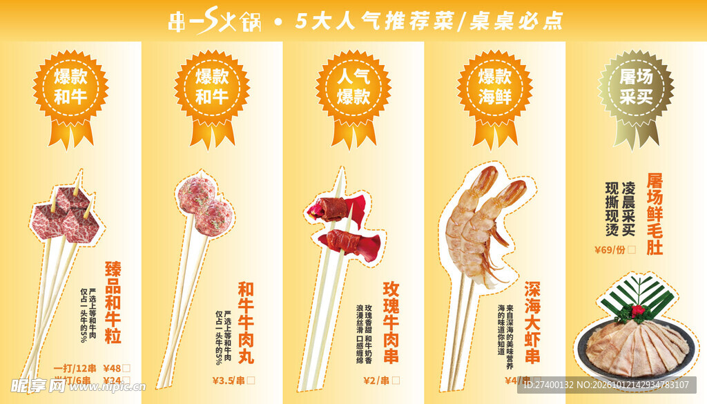 肉品等级分类展示
