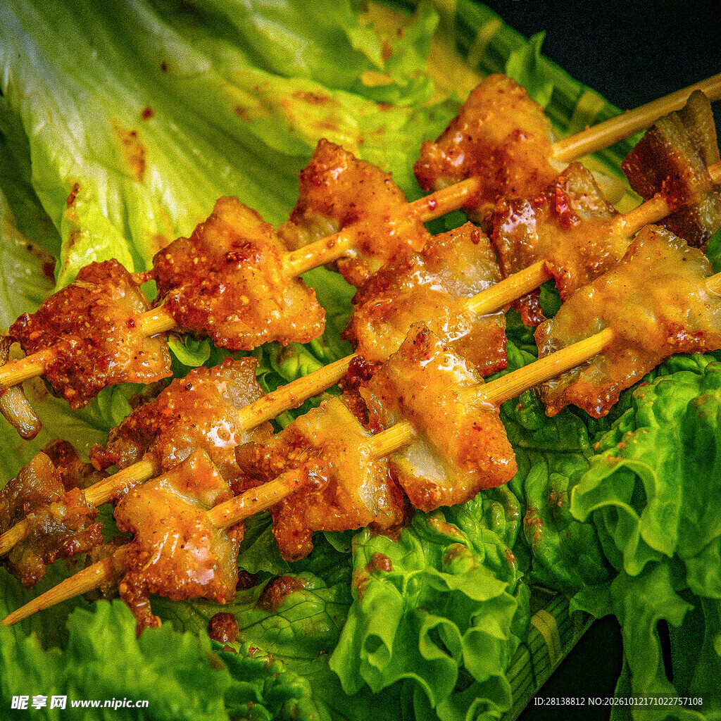 香烤五花肉串