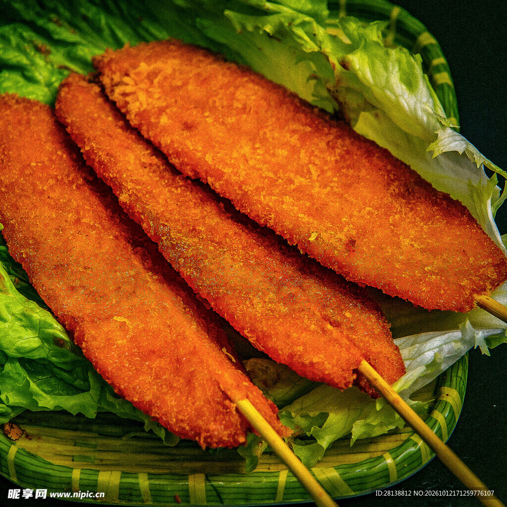 香酥炸鸡柳串小吃