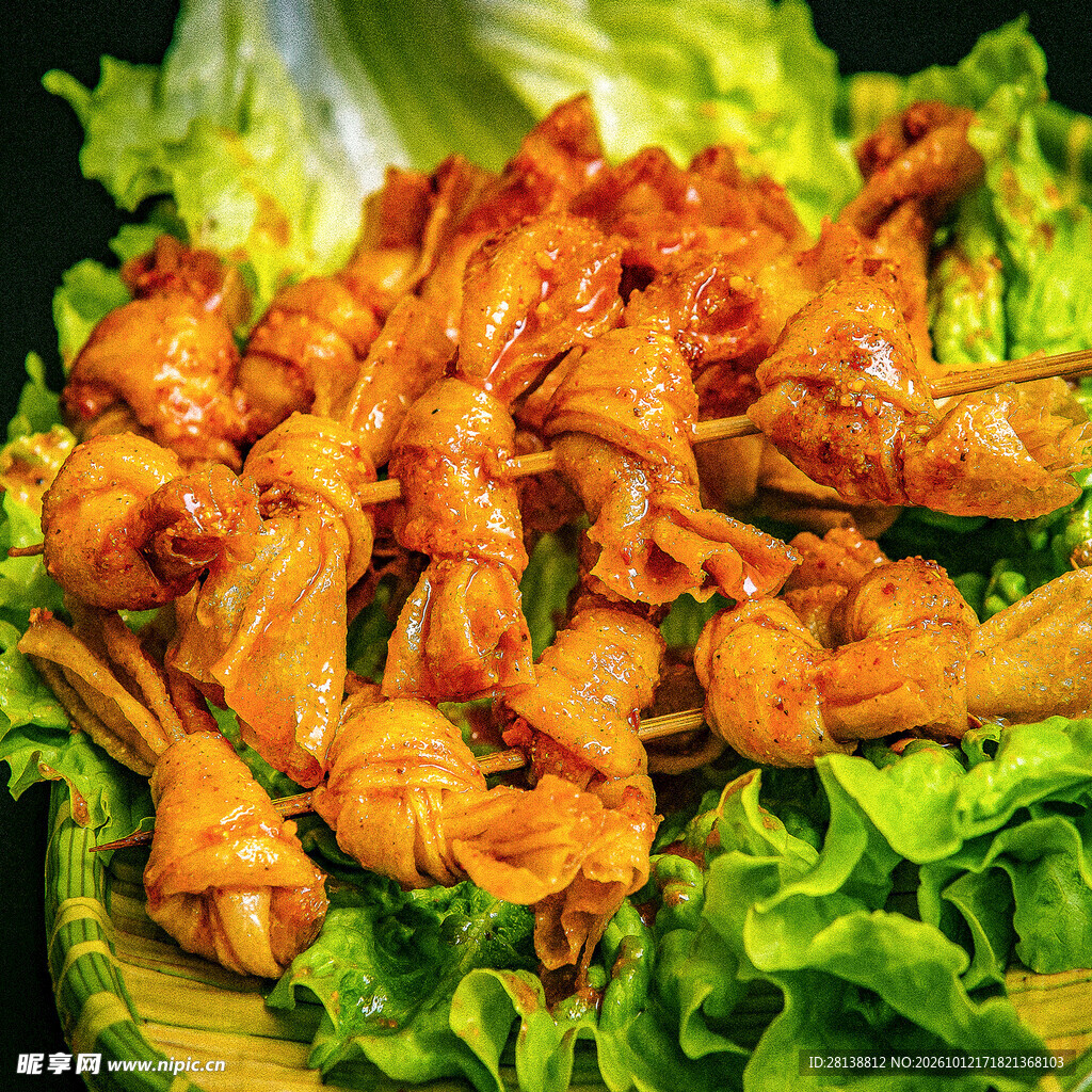 豆腐皮串