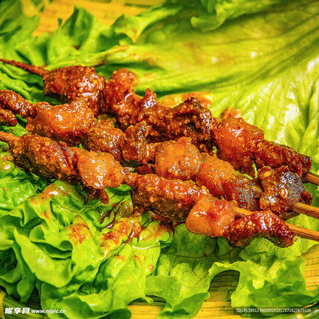 特色香辣烤肉串