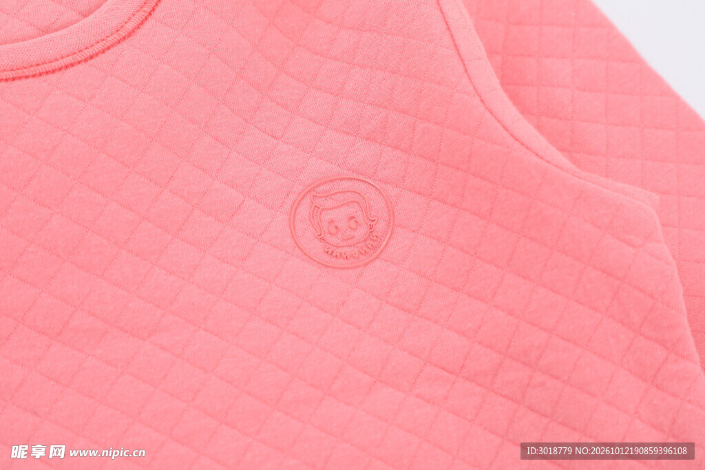 粉色服饰面料细节