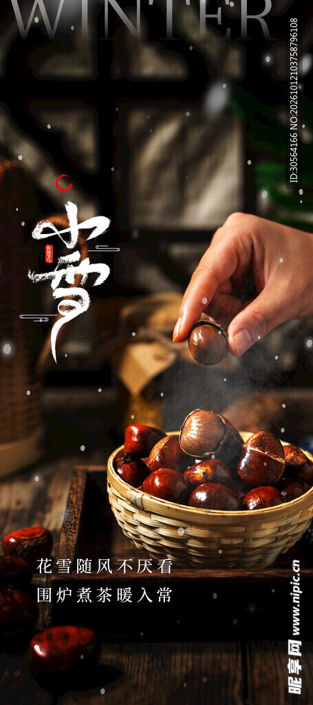 小寒节气美食海报