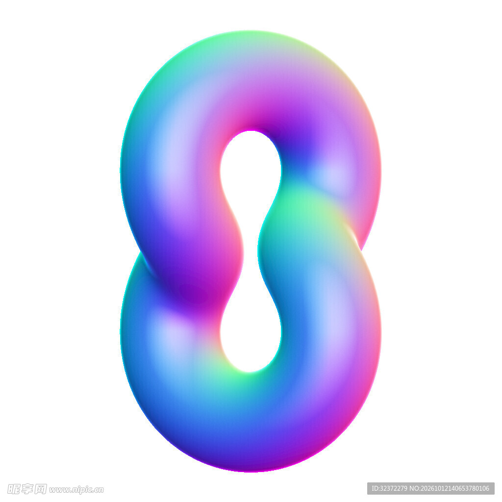 渐变3D几何 