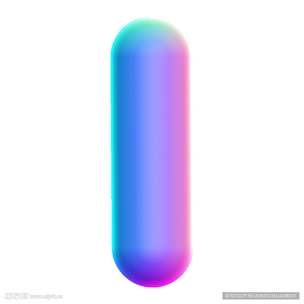 渐变3D几何   