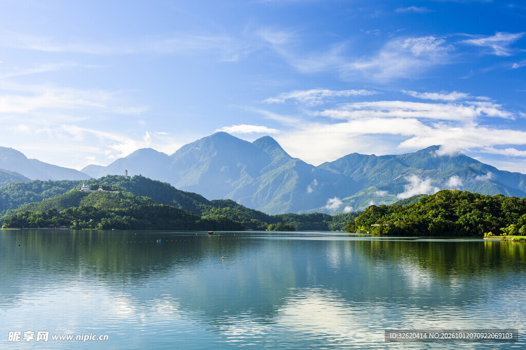 湖光山色自然美景