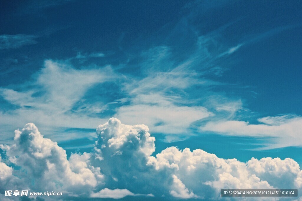蓝天白云晴空美景