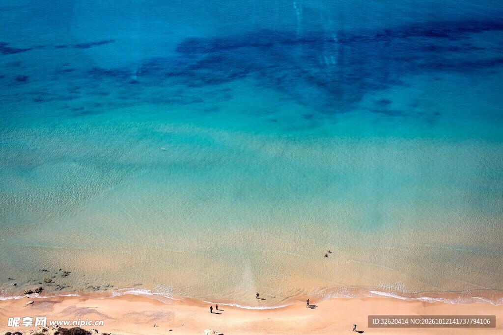 碧海沙滩海滨风光