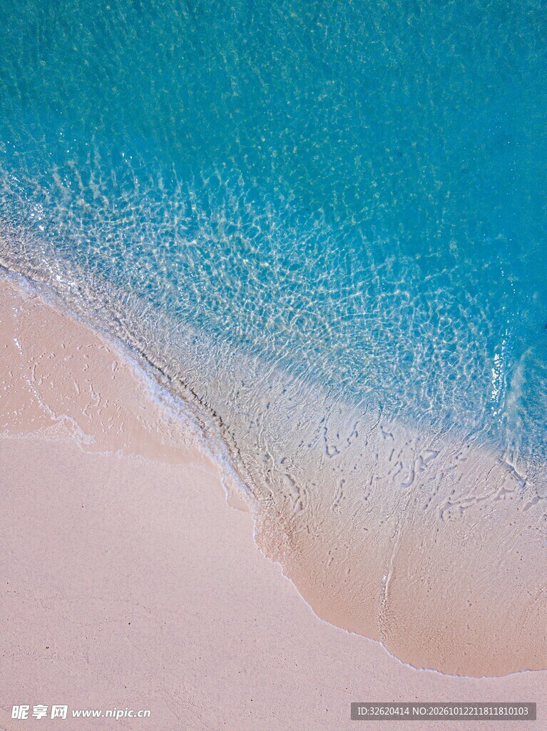 唯美海边浅滩风光