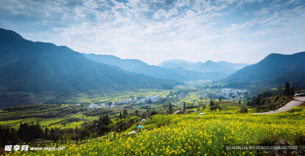 郊野山谷田园风光