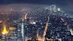 城市璀璨夜景