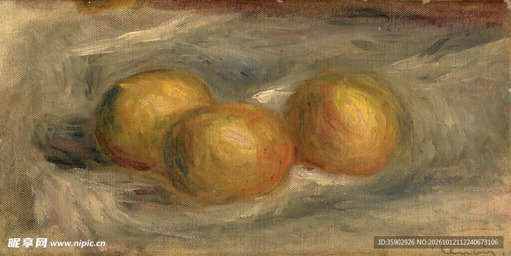 水果静物油画
