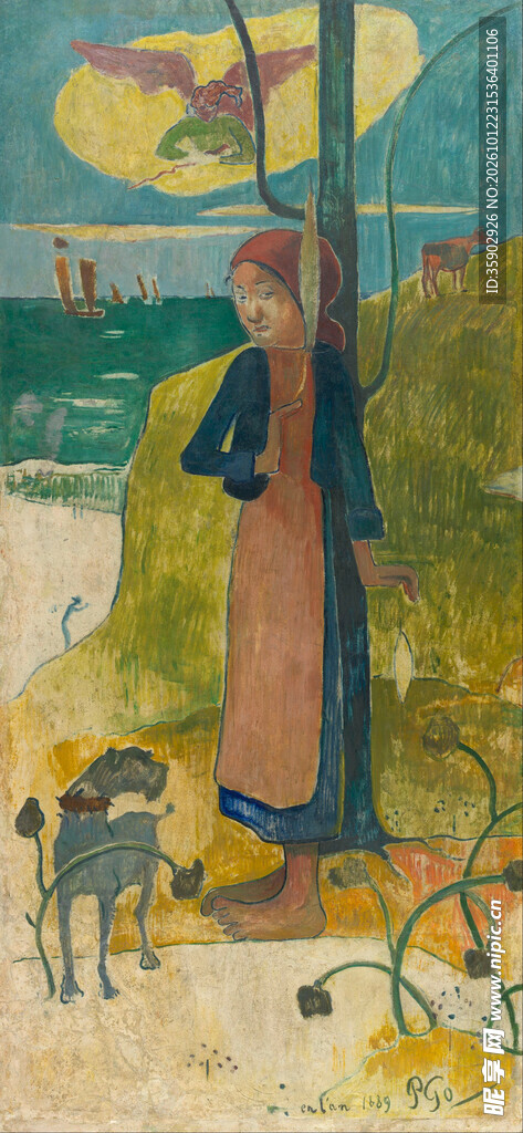 古风仕女彩绘古画